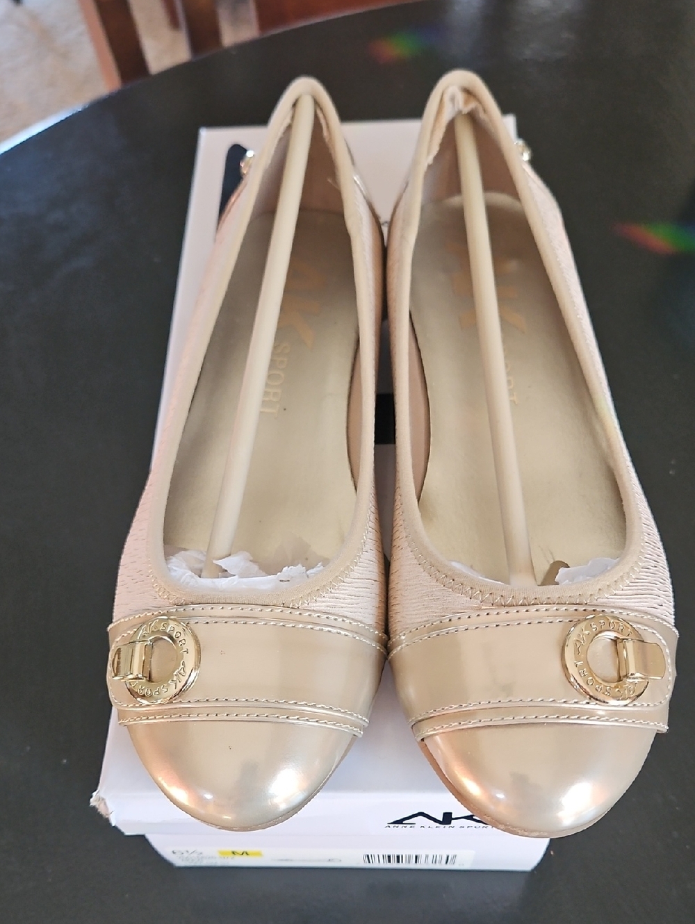 Ann Klein Gold Flat